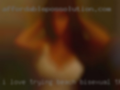 I love trying beach bisexual threesome new and different things.